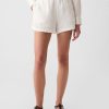 Crinkle Gauze Pull-On Shorts