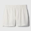 Crinkle Gauze Pull-On Shorts