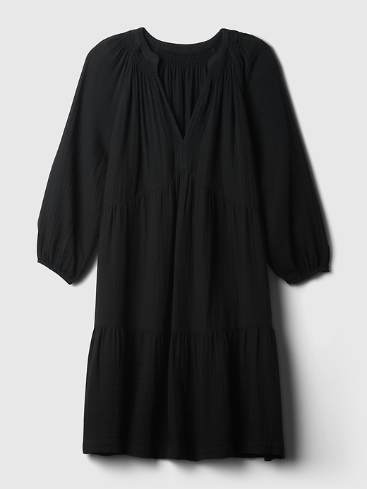 Crinkle Gauze Tiered Mini Dress Crinkle Gauze Tiered Mini Dress