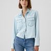 Cropped Denim Western Shirt Cropped Denim Western Shirt