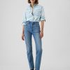Cropped Denim Western Shirt Cropped Denim Western Shirt