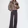 Cropped Duvet Wrap Puffer Jacket Cropped Duvet Wrap Puffer Jacket