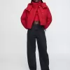 Cropped Duvet Wrap Puffer Jacket Cropped Duvet Wrap Puffer Jacket