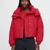 Cropped Duvet Wrap Puffer Jacket Cropped Duvet Wrap Puffer Jacket