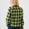 Cropped Flannel Shirt