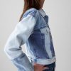 Cropped Patchwork Icon Denim Jacket