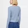 Cropped Pointelle Cardigan