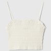 Cropped Smocked Cami