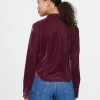 Cropped Velvet Shirt Cropped Velvet Shirt
