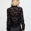 Cropped Velvet Shirt Cropped Velvet Shirt