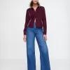 Cropped Velvet Shirt Cropped Velvet Shirt