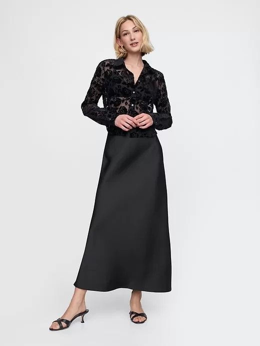 Cropped Velvet Shirt Cropped Velvet Shirt