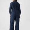 Denim Cargo Jumpsuit