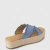 Denim Espadrille Platform Sandals