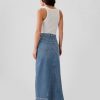 Denim Maxi Skirt