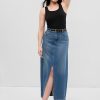 Denim Maxi Skirt