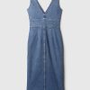 Denim Midi Dress
