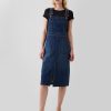 Denim Midi Skirtall
