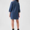 Denim Utility Mini Shirtdress
