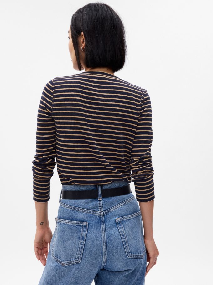 Essential Rib Henley T-Shirt