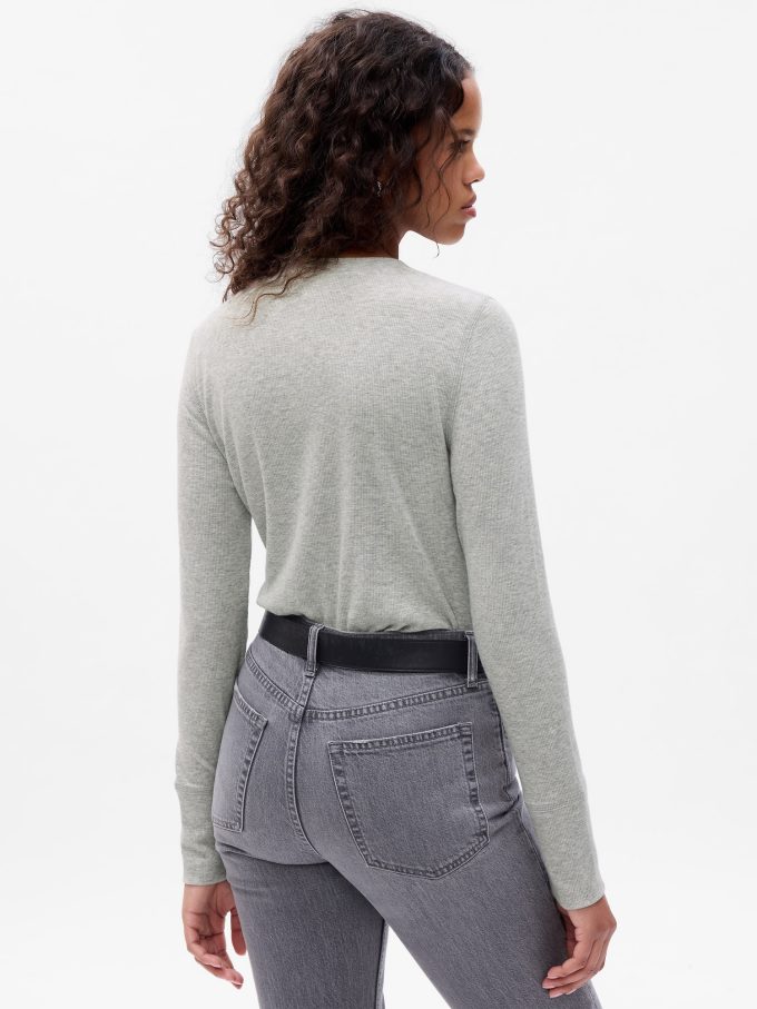 Essential Rib Henley T-Shirt