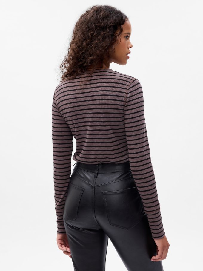 Essential Rib Henley T-Shirt