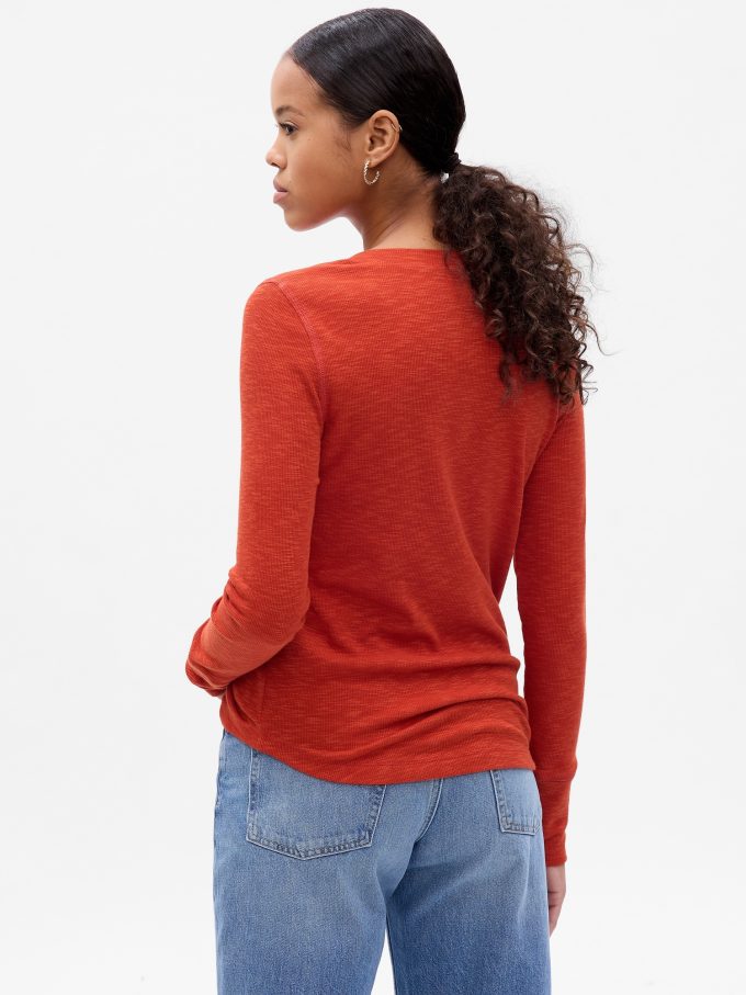 Essential Rib Henley T-Shirt