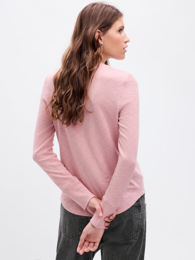 Essential Rib Henley T-Shirt