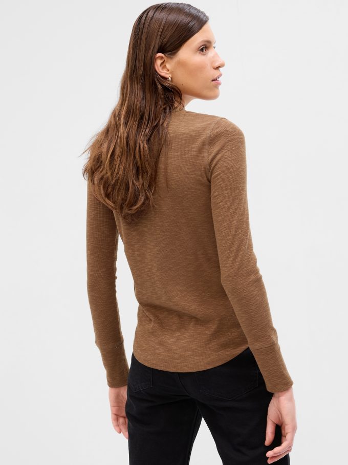 Essential Rib Henley T-Shirt