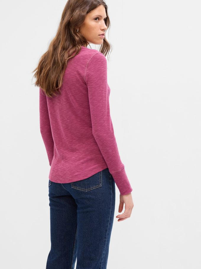 Essential Rib Henley T-Shirt