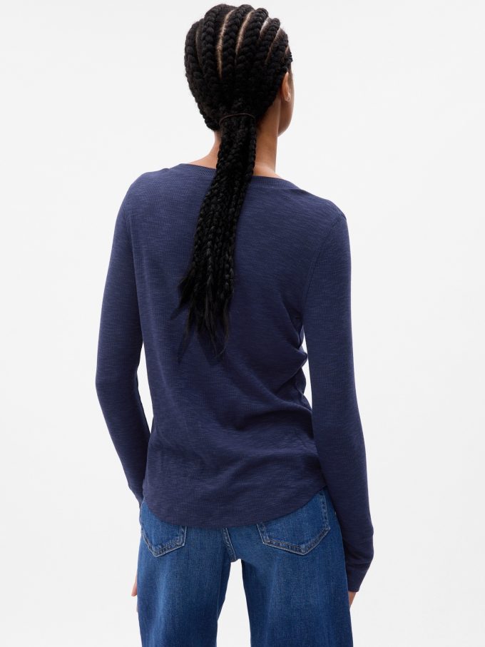 Essential Rib Henley T-Shirt