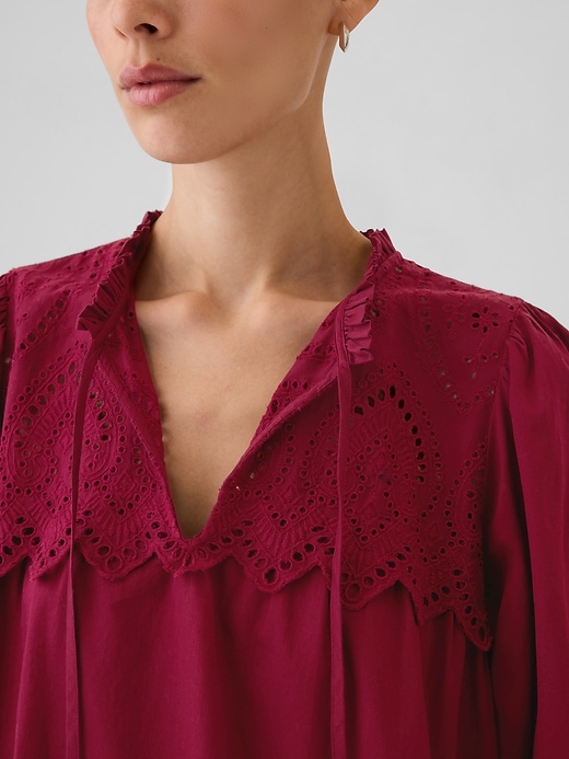 Eyelet Mini Dress Eyelet Mini Dress