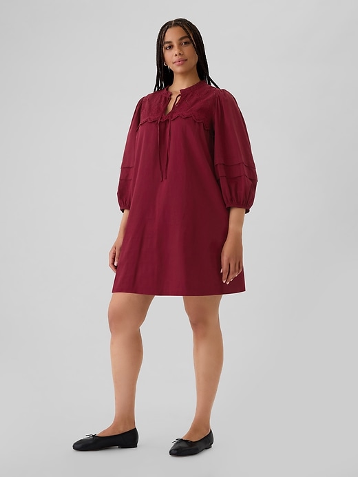 Eyelet Mini Dress Eyelet Mini Dress