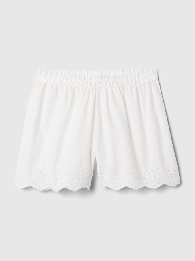 Eyelet Poplin PJ Shorts