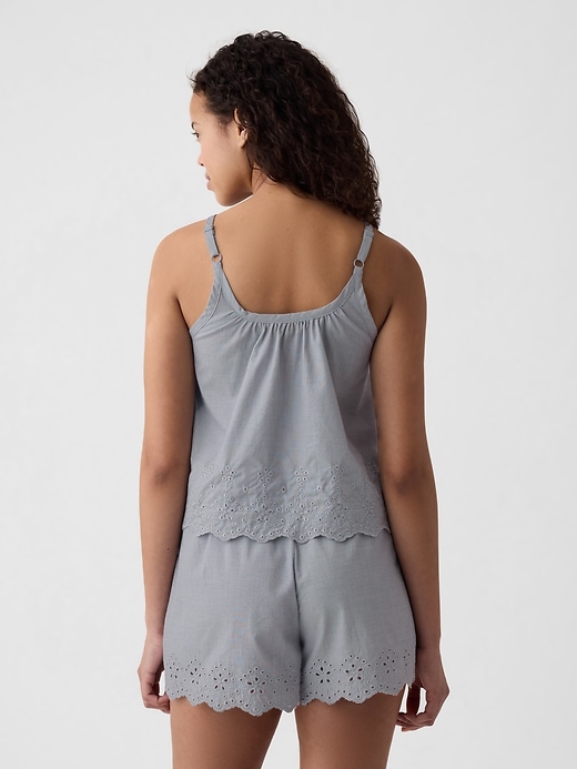 Eyelet Poplin PJ Tank Top Eyelet Poplin PJ Tank Top
