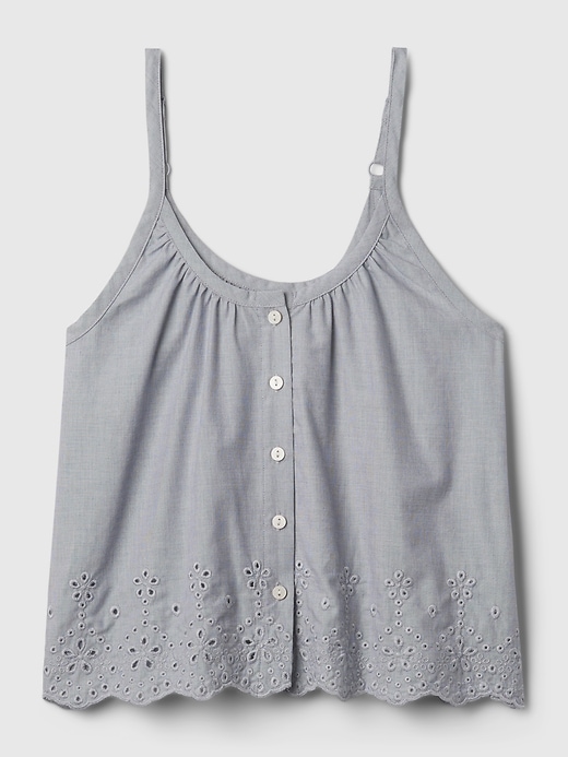 Eyelet Poplin PJ Tank Top Eyelet Poplin PJ Tank Top
