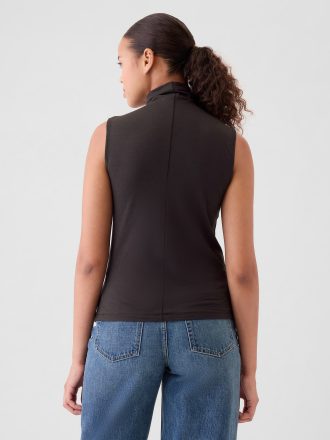 Featherweight Turtleneck Tank Top