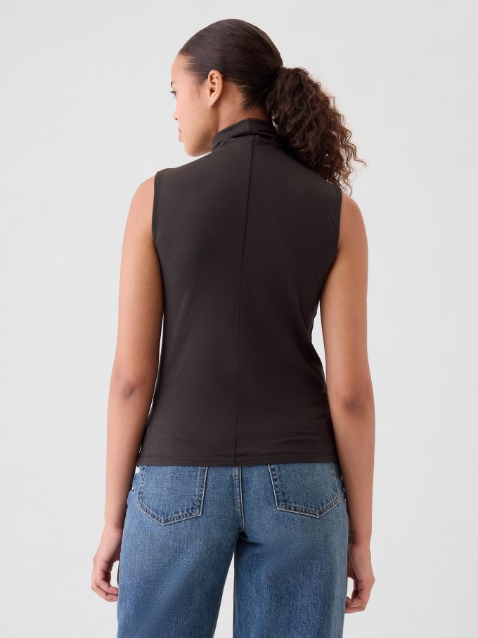 Featherweight Turtleneck Tank Top