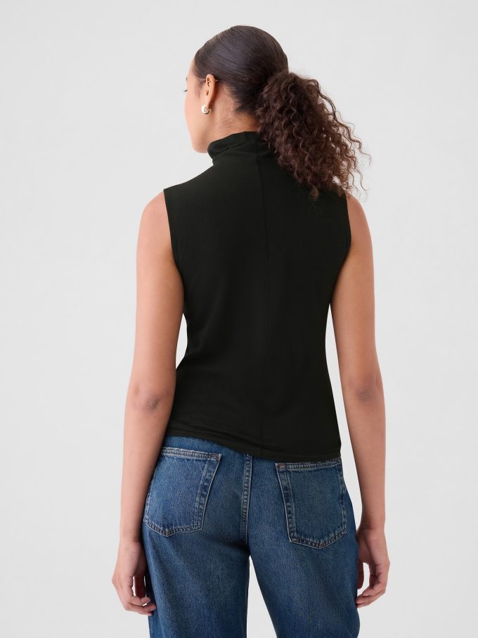 Featherweight Turtleneck Tank Top