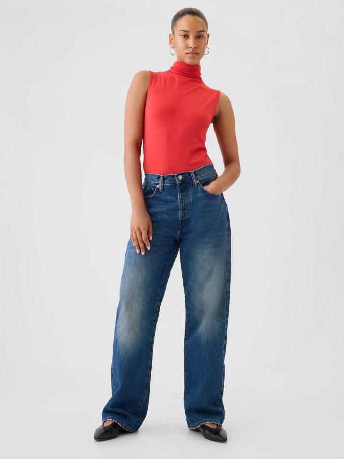 Featherweight Turtleneck Tank Top