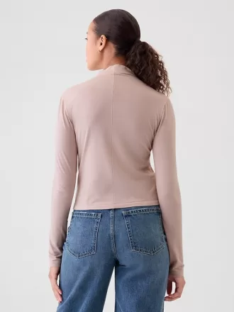 Featherweight Turtleneck Top