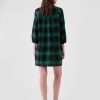 Flannel Utility Mini Shirtdress