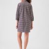 Flannel Utility Mini Shirtdress