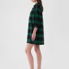 Flannel Utility Mini Shirtdress