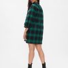 Flannel Utility Mini Shirtdress