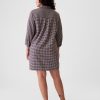 Flannel Utility Mini Shirtdress