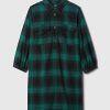 Flannel Utility Mini Shirtdress