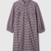 Flannel Utility Mini Shirtdress