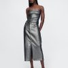 Foil Midi Skirt Foil Midi Skirt