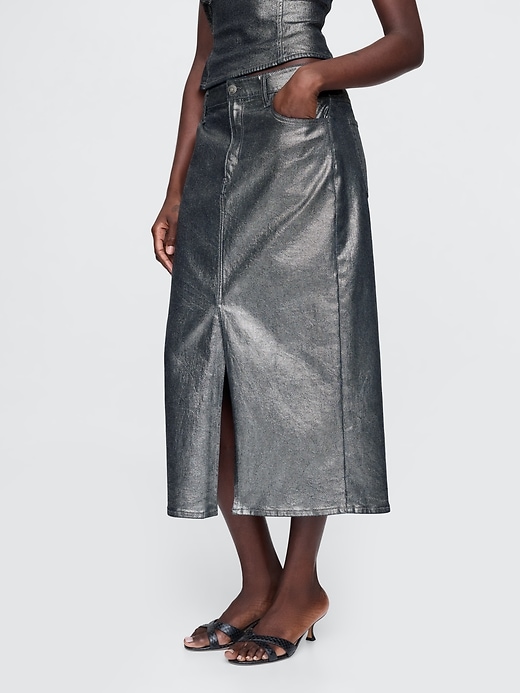 Foil Midi Skirt Foil Midi Skirt